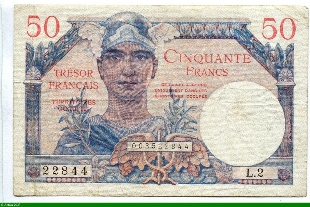 50 FRANCS "Trésor Français"