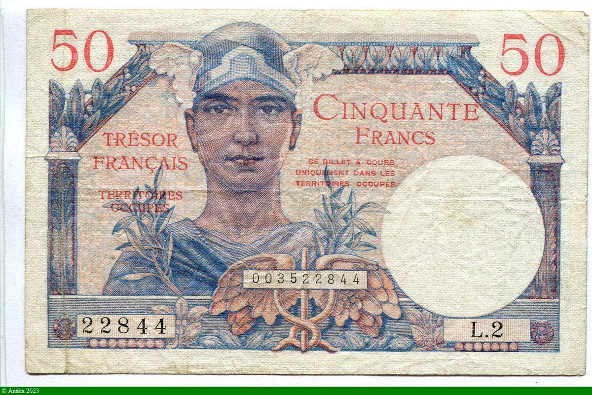 50 FRANCS "Trésor Français"
