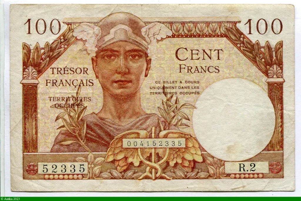 100 FRANCS "Trésor Français"