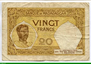 20 FRANCS Femmes Française & Malgache