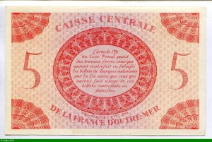 5 FRANCS Croix de Lorraine A.E.F