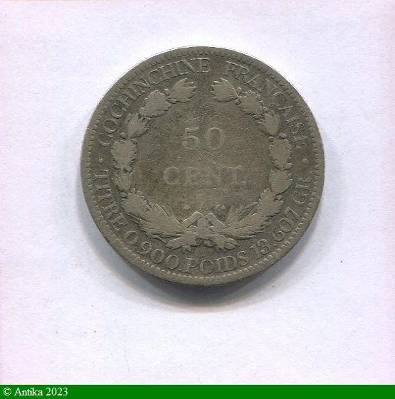 50 CENTIMES Argt A:Paris Assez RARE
