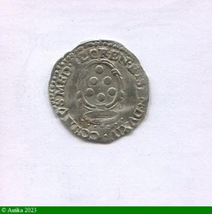 1/2 GIULIO Argt COSMA Ier de MEDICIS 1557-1569 Sienne-Florence