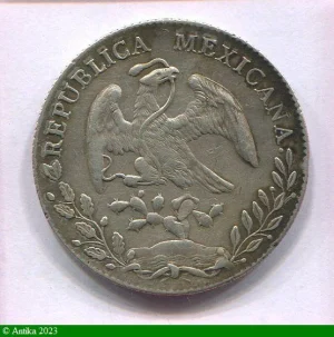 8 REALES Argt Aigle & Libertad Mexico