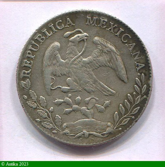 8 REALES Argt Aigle & Libertad Mexico