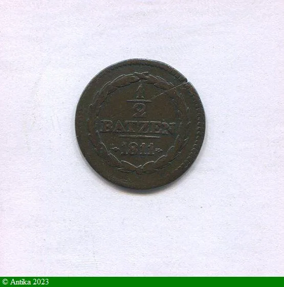 1/2 BATZEN Canton de NIDWALD 12000 ex Assez RARE