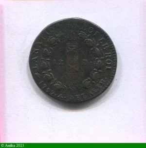 12 DENIERS FRANCOIS, An 3 à 5 LOUIS XVI