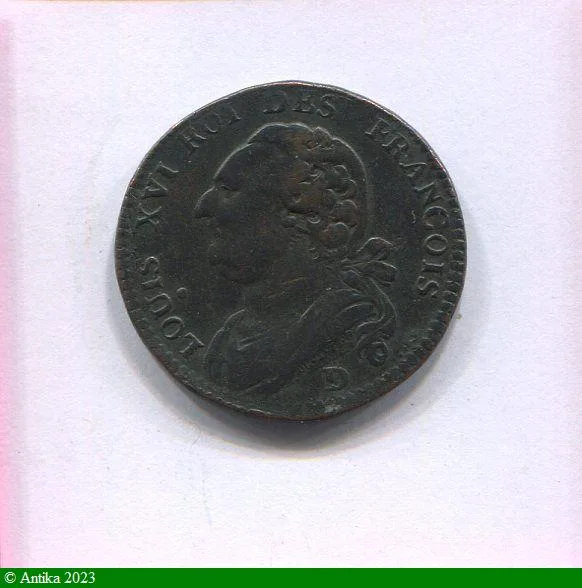 12 DENIERS FRANCOIS, An 3 à 5 LOUIS XVI