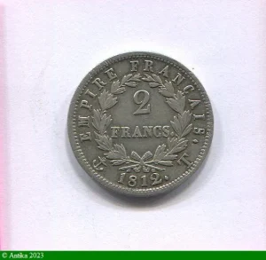 2 FRANCS NAP EMP revers EMPIRE