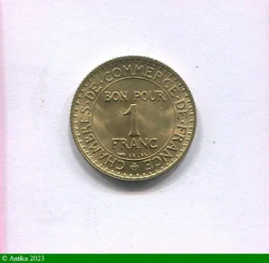 1 FRANC CHAMBRE DE COMMERCE
