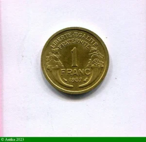 1 FRANC MORLON Bronze-Alu