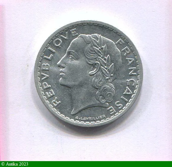 5 FRANCS LAVRILLIER Aluminium