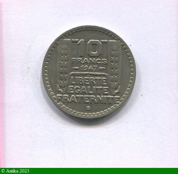 10 FRANCS TURIN Cupro-nickel