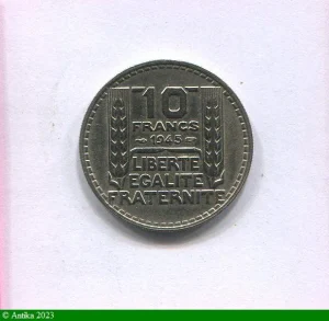 10 FRANCS TURIN Cupro-nickel