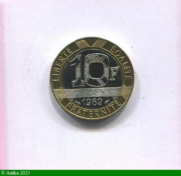 10 FRANCS GENIE DE LA BASTILLE
