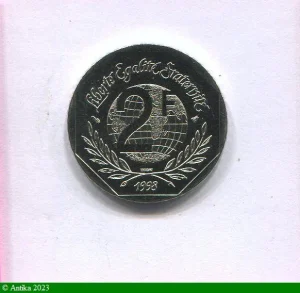2 FRANCS RENE CASSIN Nickel