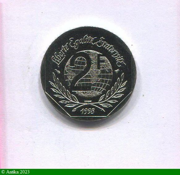 2 FRANCS RENE CASSIN Nickel