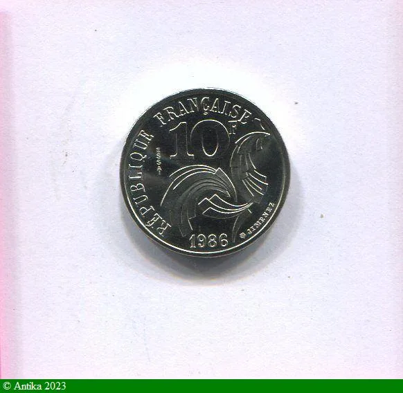 10 FRANCS REPUBLIQUE Nickel Jimenez