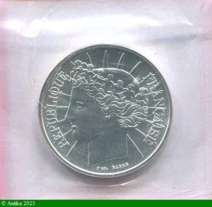 100 FRANCS FRATERNITE Argent