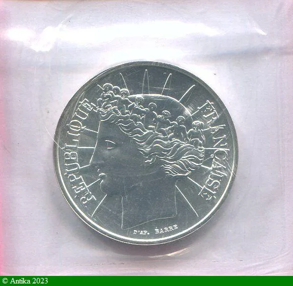 100 FRANCS FRATERNITE Argent