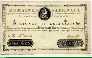 200 LIVRES L XVI