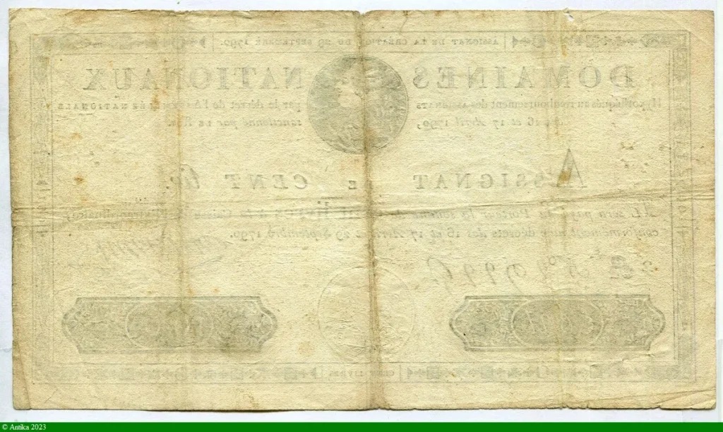 100 LIVRES L XVI