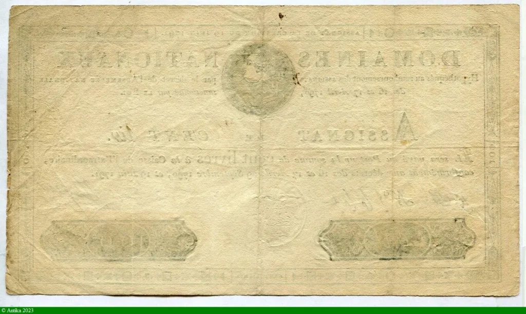 100 LIVRES L XVI