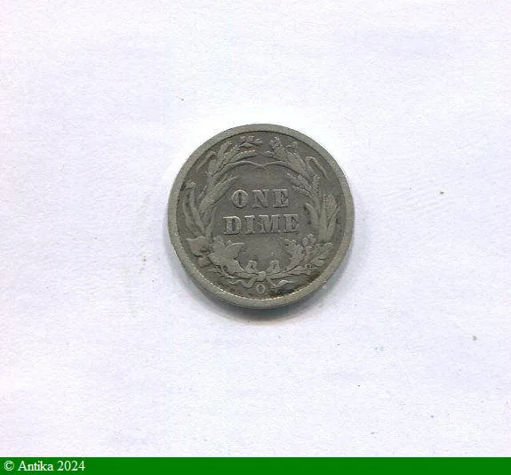 1 DIME Argt O:Nouvelle-Orléans TRES RARE