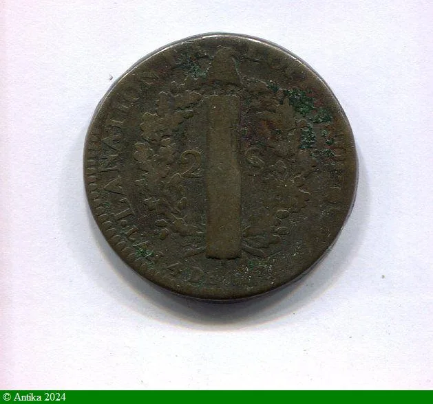 2 SOLS FRANCOIS, An 3 à 5 LOUIS XVI