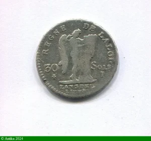 30 SOLS FRANCOIS, An 3 à 5 LOUIS XVI
