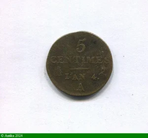 5 CENTIMES DUPRE "petit module"