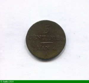 5 CENTIMES DUPRE "petit module"