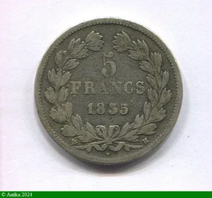 5 FRANCS T.L 2ème type