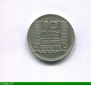 10 FRANCS TURIN Argent
