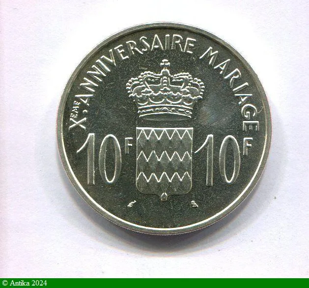 10 FRANCS Centenaire de Monte Carlo
