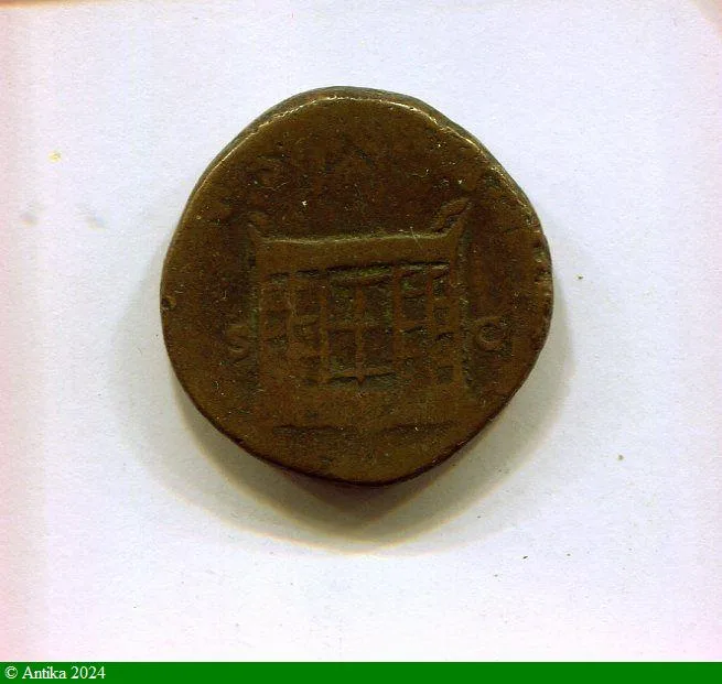 SESTERCE ROME 176 R/ AUTEL 24,99 gr RARE