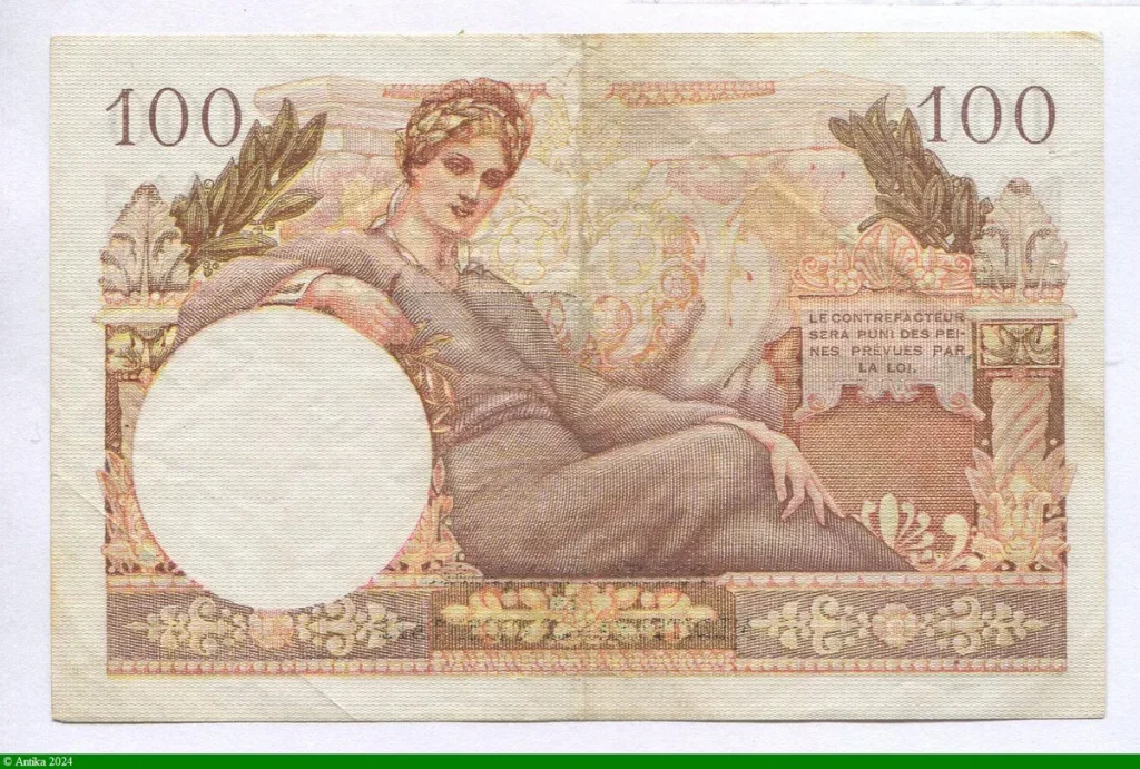 100 FRANCS "Suez" - 1956