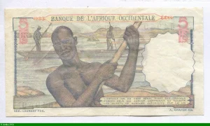 5 FRANCS Jeune africaine & Poterie