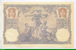1000 FRS S/100 FRANCS German Occupation
