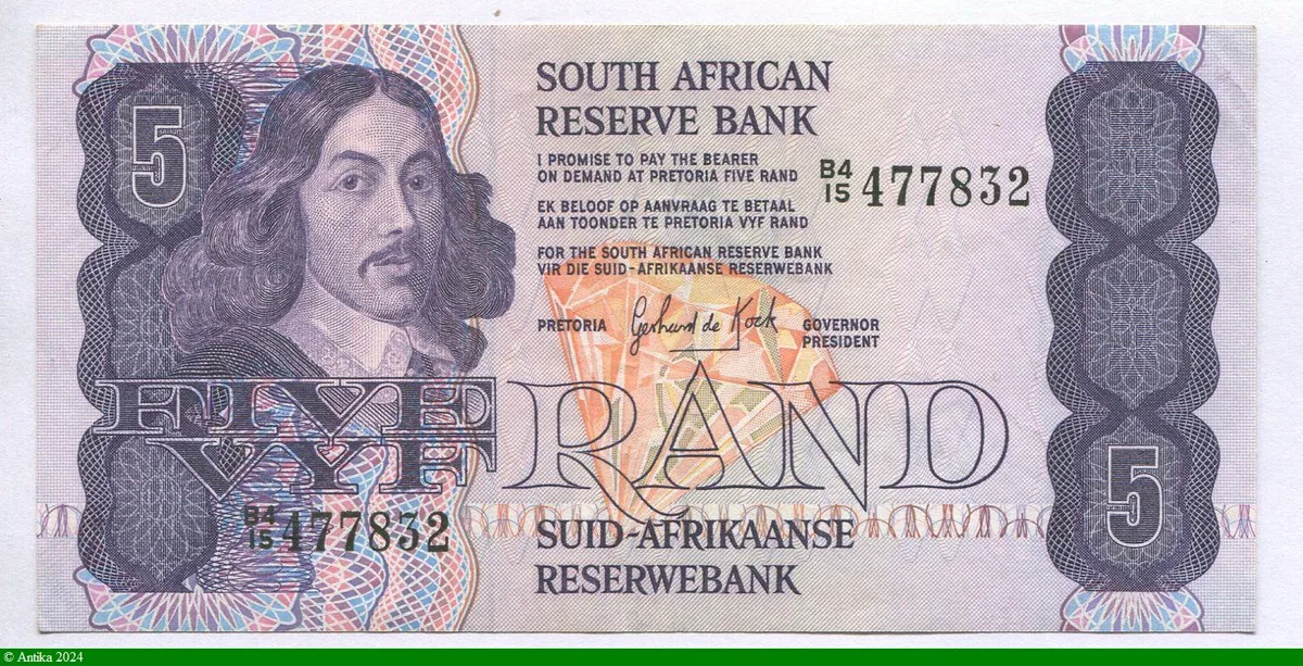 5 Rand J.Van Riebeeck