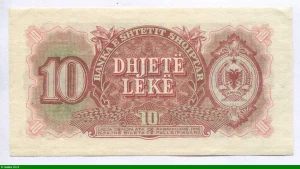 10 Lekë Aigle à 2 têtes