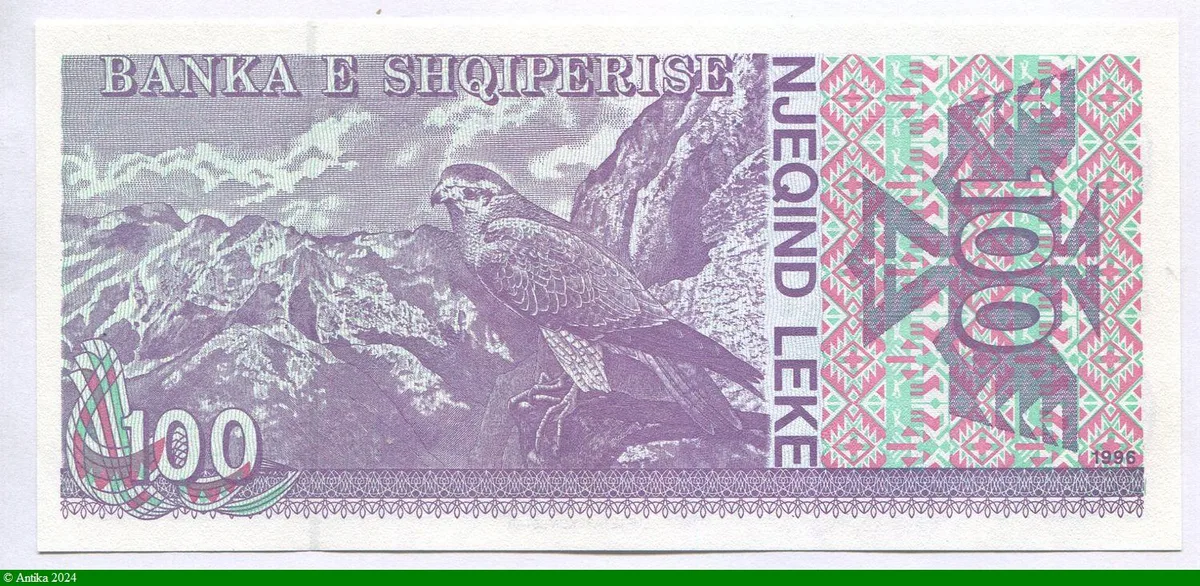 100 Lekë Combattant national