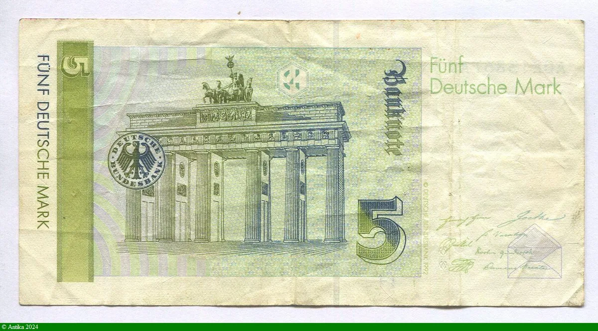 5 Deutshe Mark Betinna Von Armin