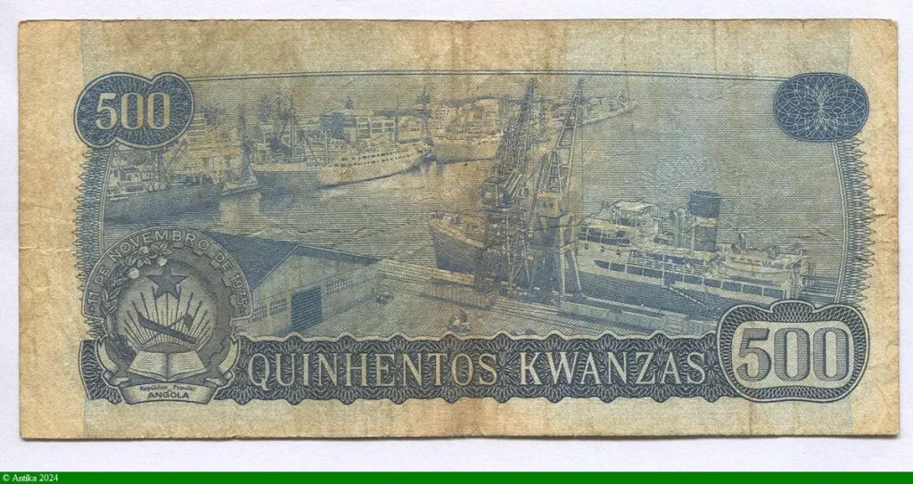 500 Kwanzas Dct Antonio Agostinho * * *