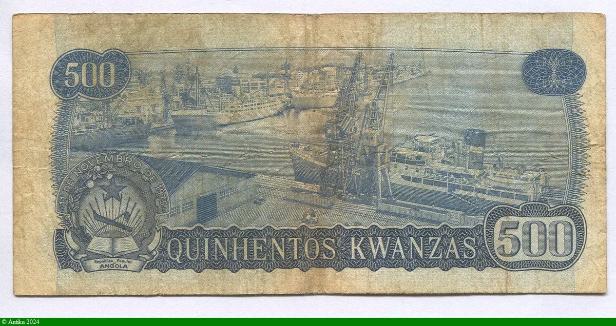 500 Kwanzas Dct Antonio Agostinho * * *