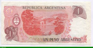 1 Peso Argentino Général San Martin