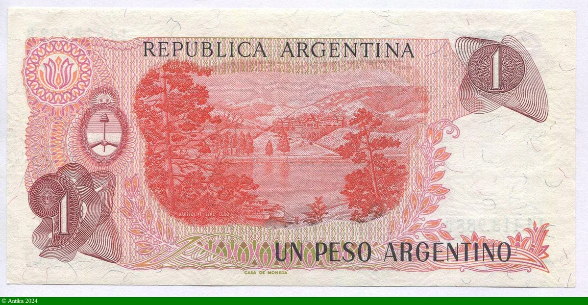 1 Peso Argentino Général San Martin