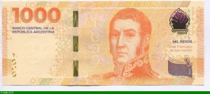 1000 Pesos José Francisco de San Martin * * * * NOUVEAUTE
