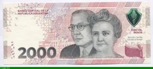 2000 Pesos Ramon Carillo Cécilia Grierson