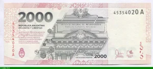 2000 Pesos Ramon Carillo Cécilia Grierson